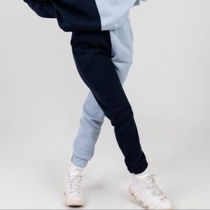 Blue Mayfair Group Say Less Mean More Sweatpants